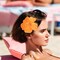 9 Pack Hawaiian Hibiscus Foam Hair Clips, 1 Count (Pack of 9)